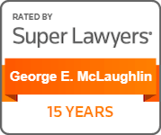 George E. McLaughlin Super Lawyers 15-Years Badge